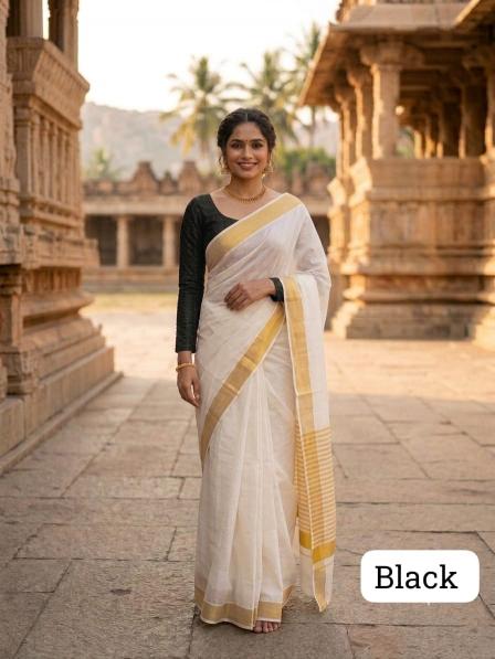 GC kerla cotton saree surat wholesellers market